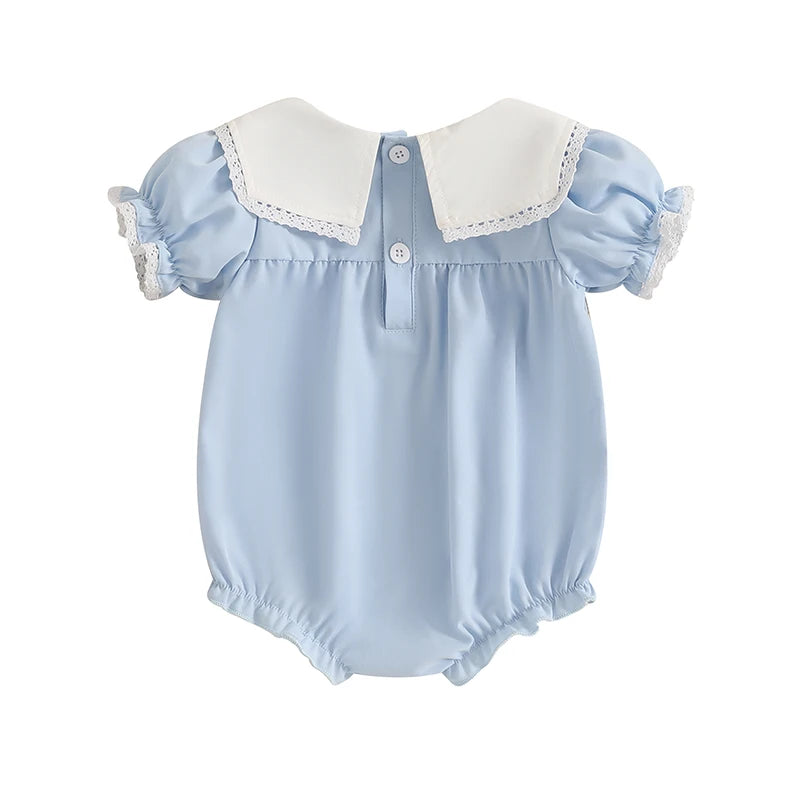 Bunny Charm Ruffle Romper