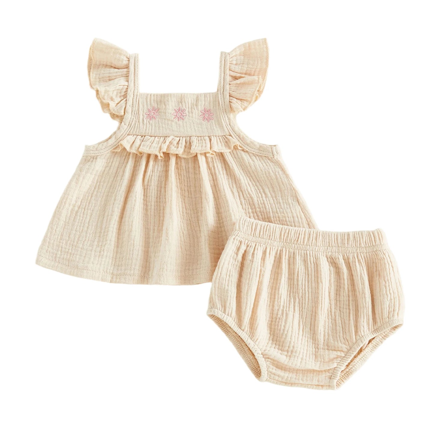 Ruffle Sleeve Top & Bloomers Outfit
