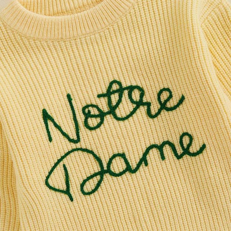 Notre Dame Knit Sweater