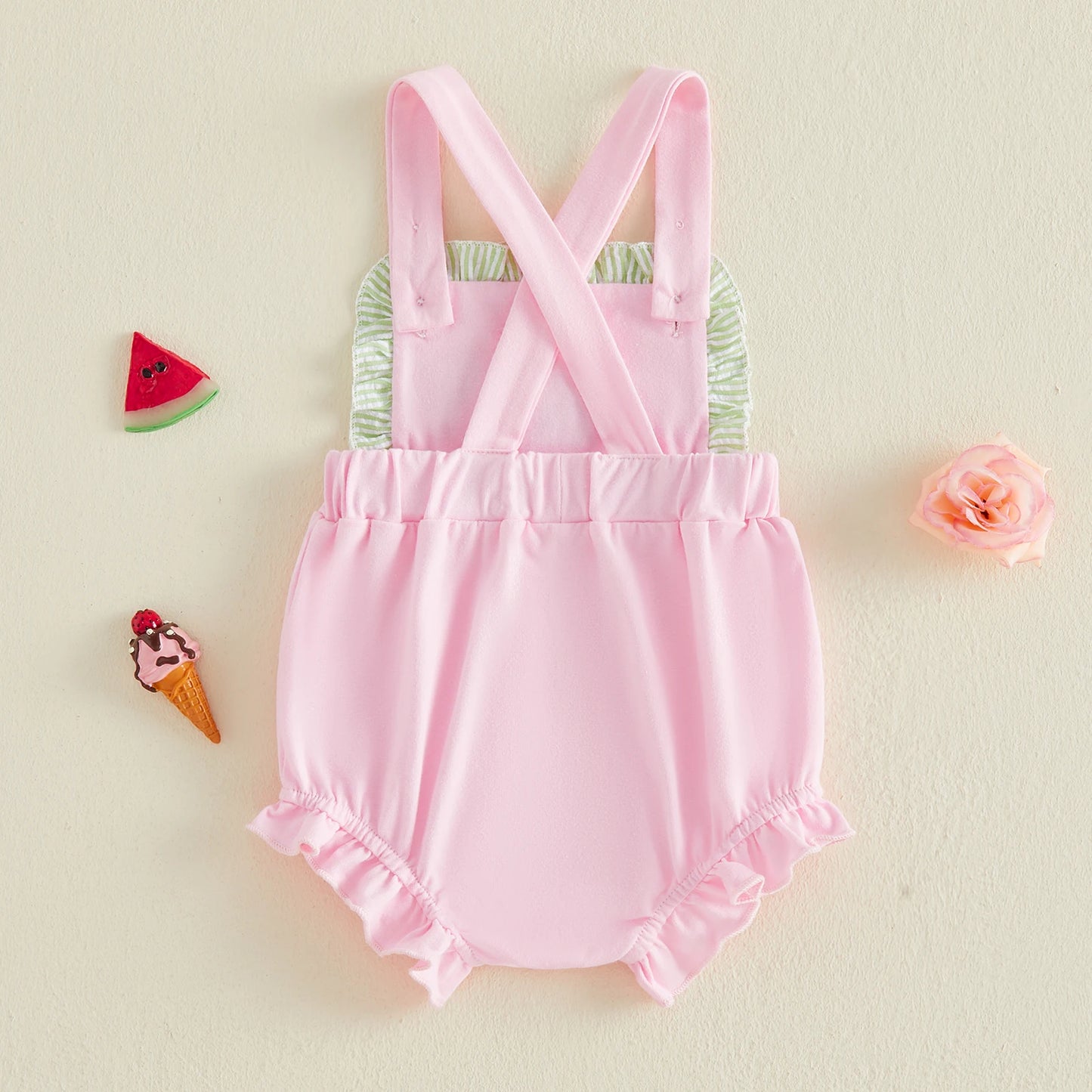 Melon Kiss Bubble Romper