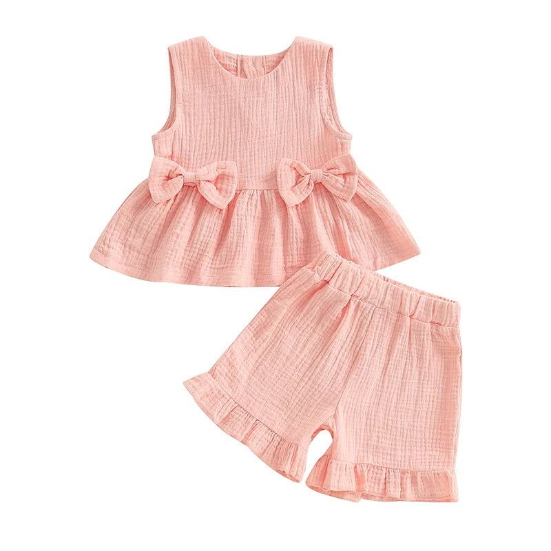 Girls' CloudPlay Cotton Set – 2-Piece Loungewear