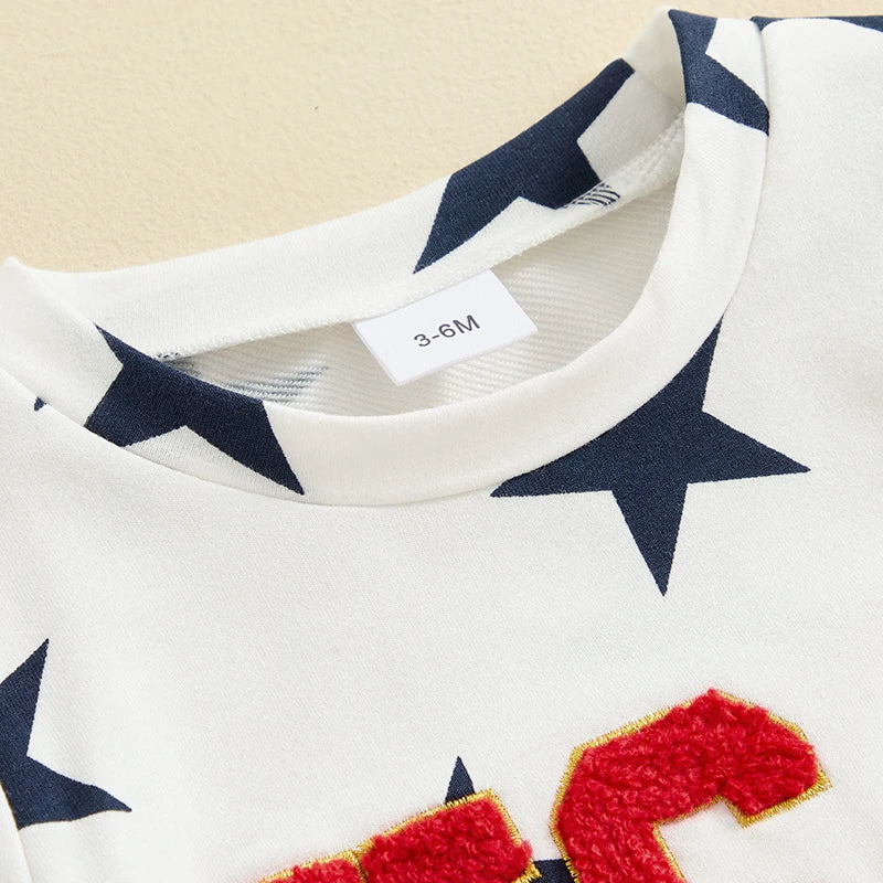 USA Chenille Patch Two-Piece Set