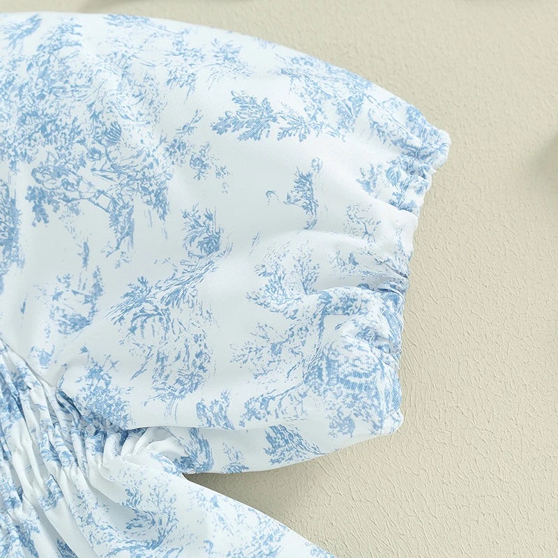 Blue Bella Garden Romper Set