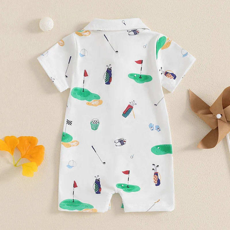 Tiny Tee Time Romper