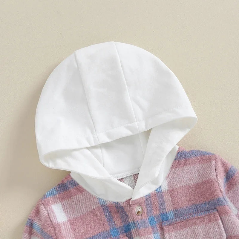 Cozy Plaid Hoodie Jacket