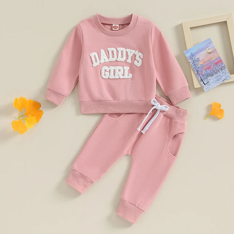 Girls' Daddy's Girl Sweater Pants Set