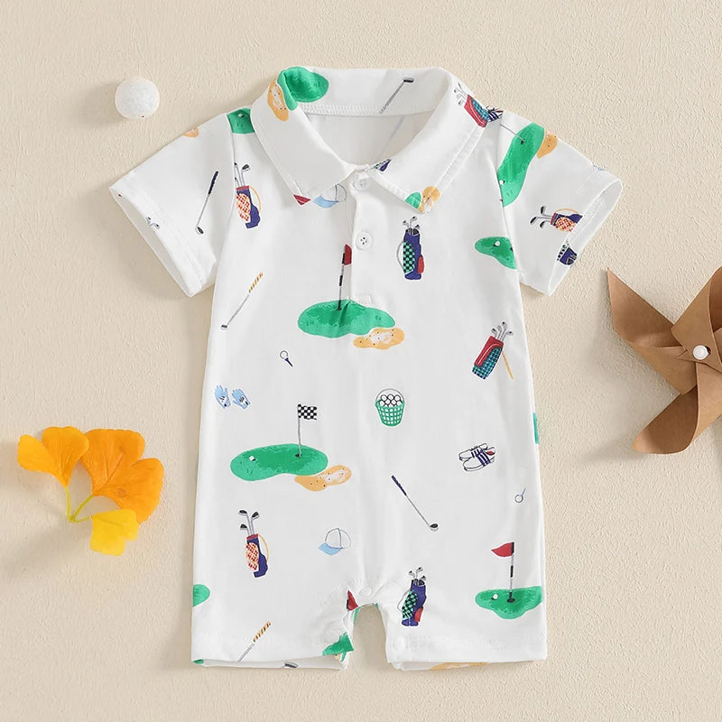 Tiny Tee Time Romper