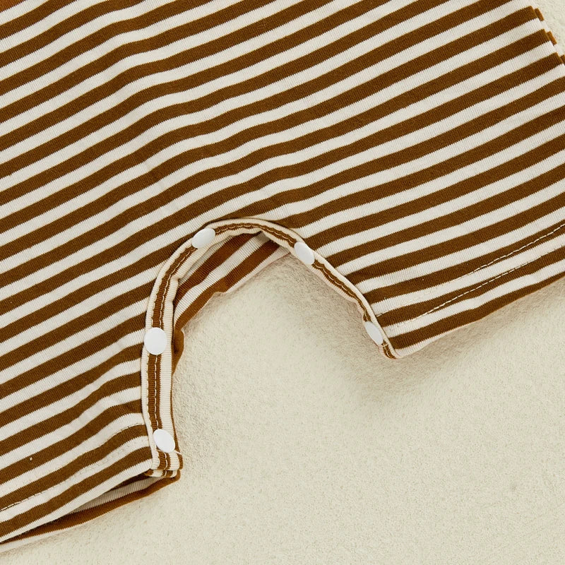 Friday Lights Striped Polo Romper