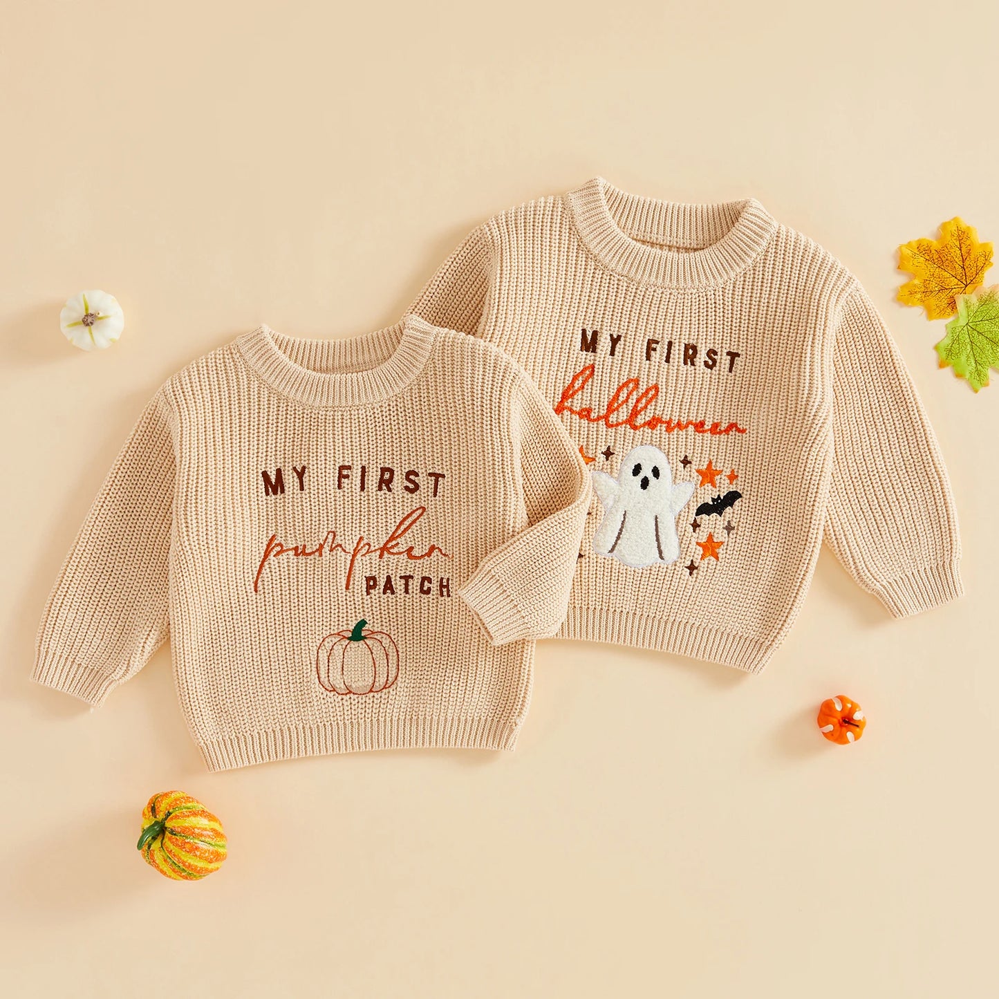 Pumpkin Patch/Ghost Pullover Sweater