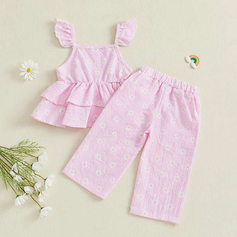 Girls' Daisy Days Ruffle Set