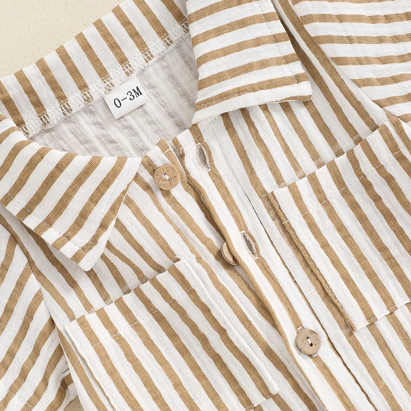 The Coastal Stripe Romper