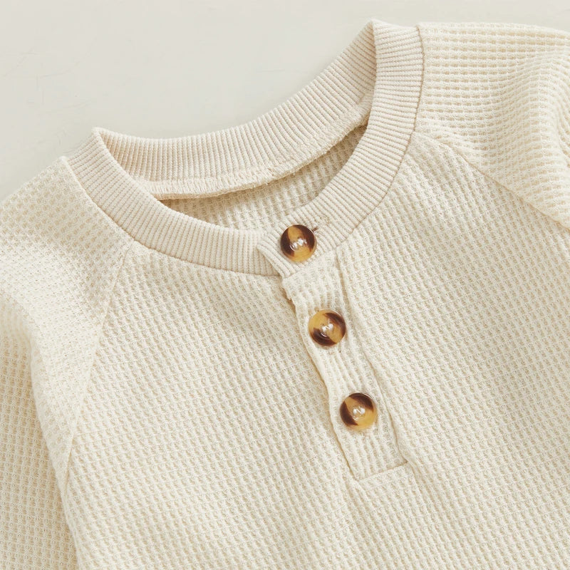 Harbor Waffle Henley Top