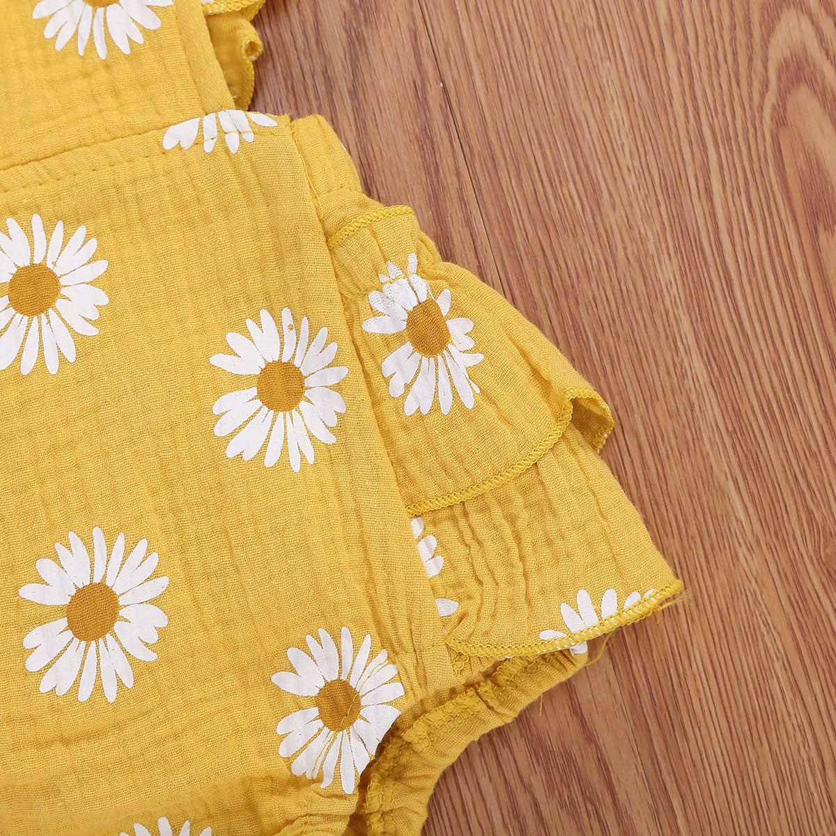 Girls' Daisy Print Romper