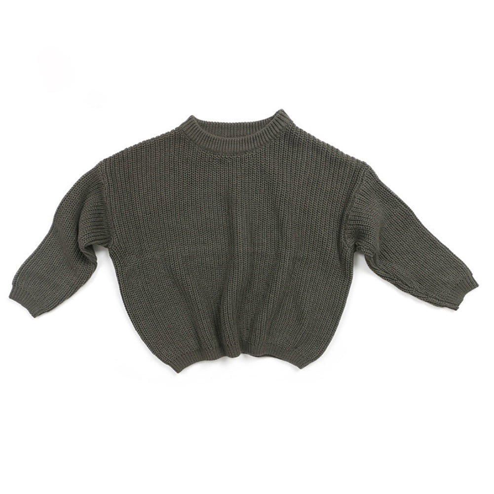 Kids' Soft Knit Long-Sleeved Sweatshirt