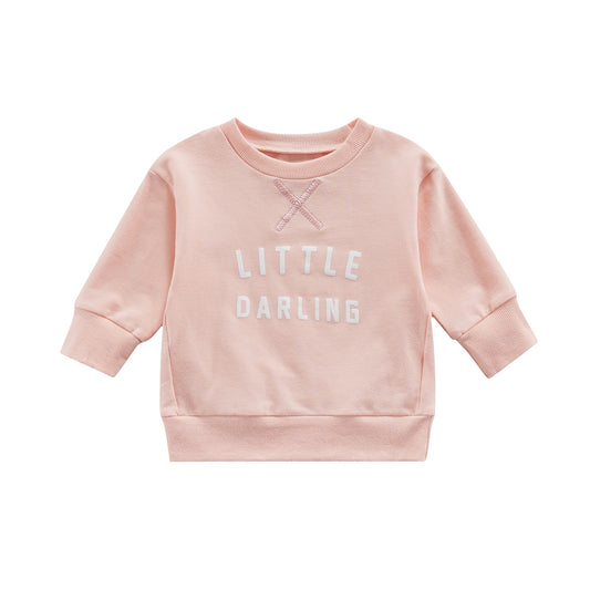 Little Darling Girls' Long-Sleeved Sweatshirt