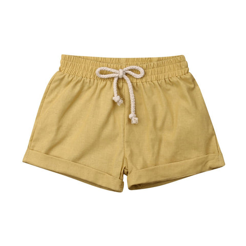 Kids' Unisex Linen Shorts