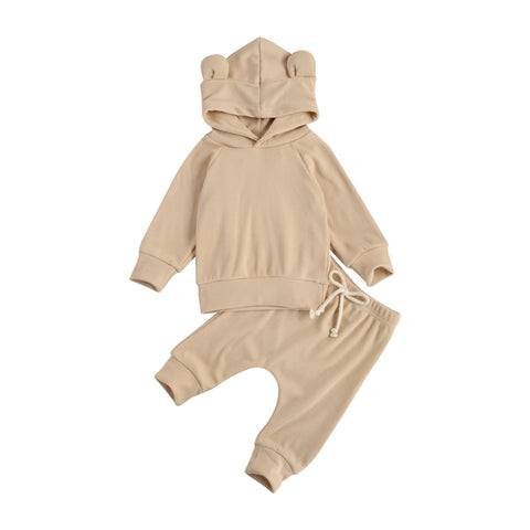 Kids' Bear Ears Hoodie & Sweatpant Set