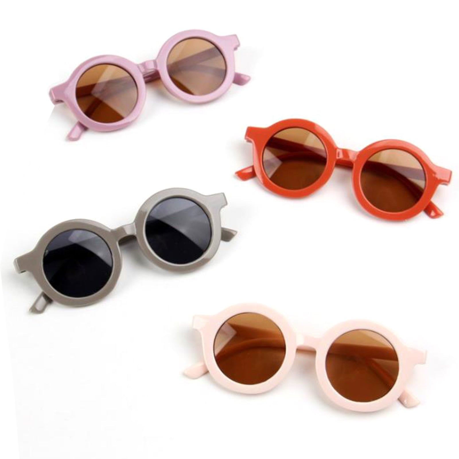 Kids' Round Frame UV Sunglasses