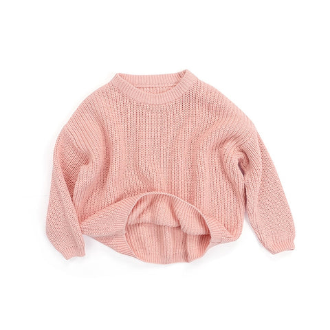 Kids' Soft Knit Long-Sleeved Sweatshirt