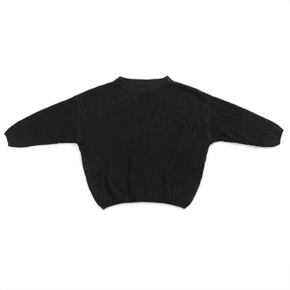 Kids' Soft Knit Long-Sleeved Sweatshirt