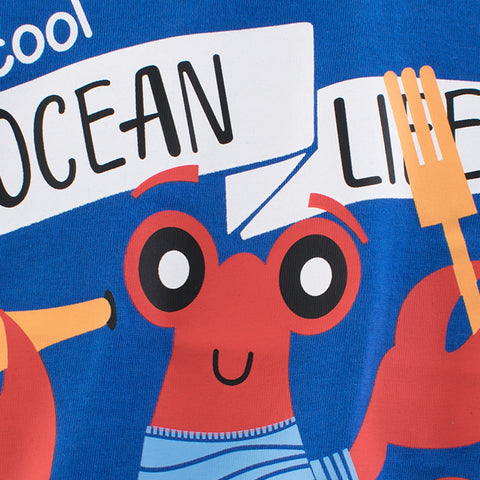 Boys' Crab Graphic Short-Sleeved T-Shirt