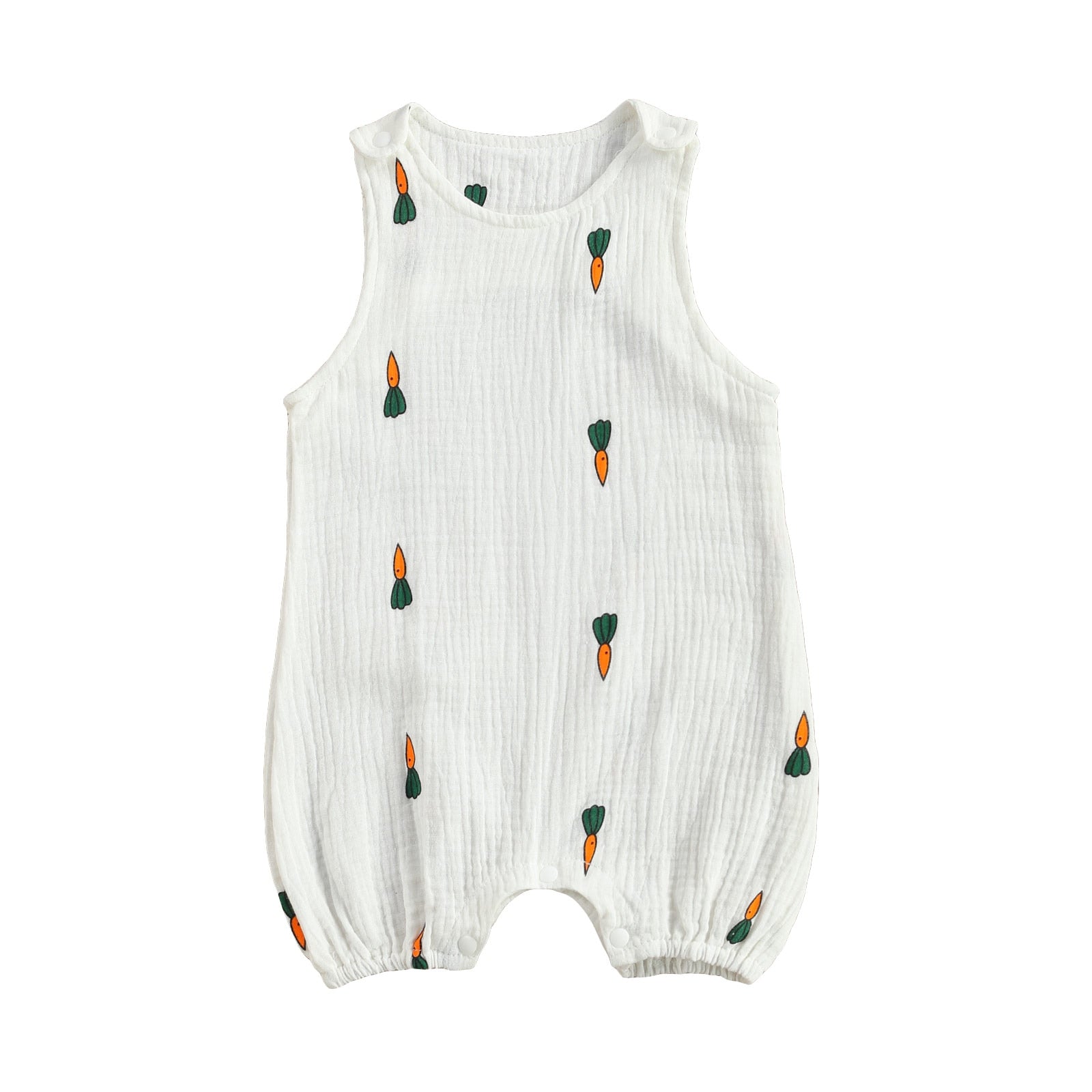 Sleeveless Lightweight Print Kids' Unisex Romper