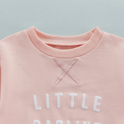 Little Darling Girls' Long-Sleeved Sweatshirt