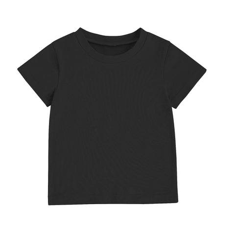 Kids' Unisex Solid Color T-Shirt