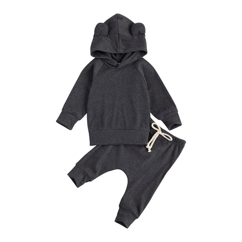 Kids' Bear Ears Hoodie & Sweatpant Set