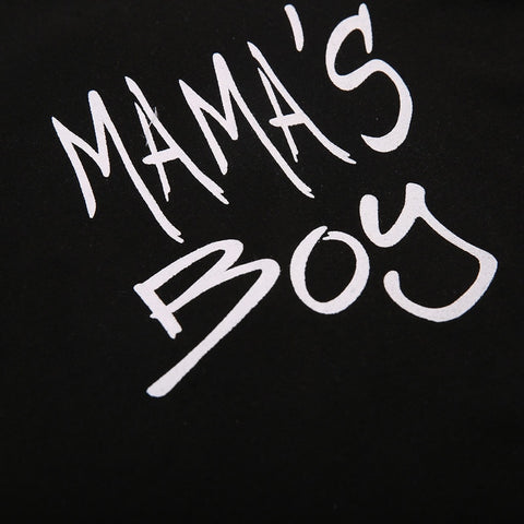 Boys' Mama's Boy T-Shirt & Denim Short Set