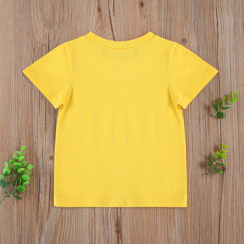 Kids' Unisex Solid Color T-Shirt