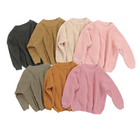 Kids' Soft Knit Long-Sleeved Sweatshirt