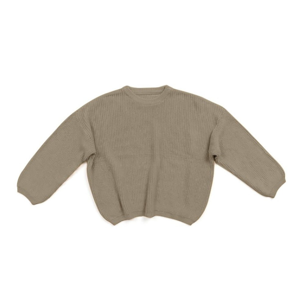 Kids' Soft Knit Long-Sleeved Sweatshirt