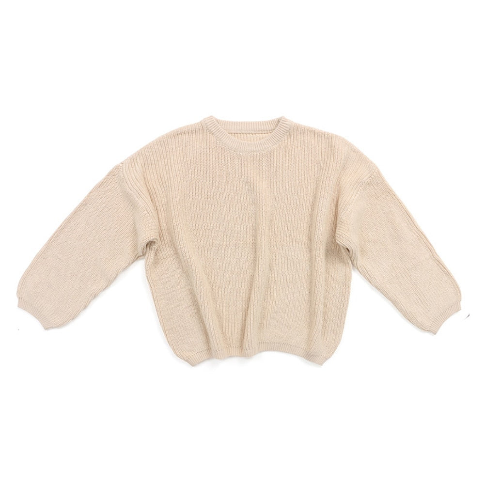Kids' Soft Knit Long-Sleeved Sweatshirt