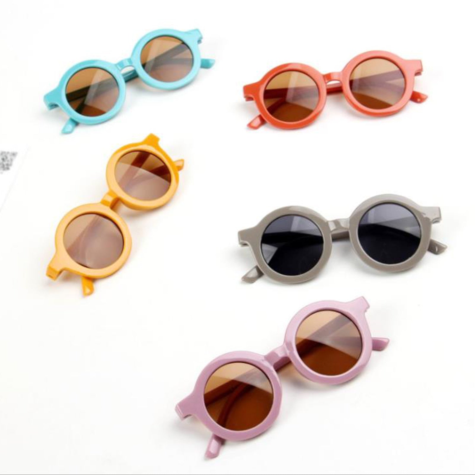 Kids' Round Frame UV Sunglasses