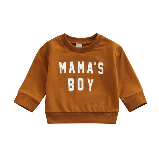 Kids' Mama's Boy Long-Sleeved Sweatshirt