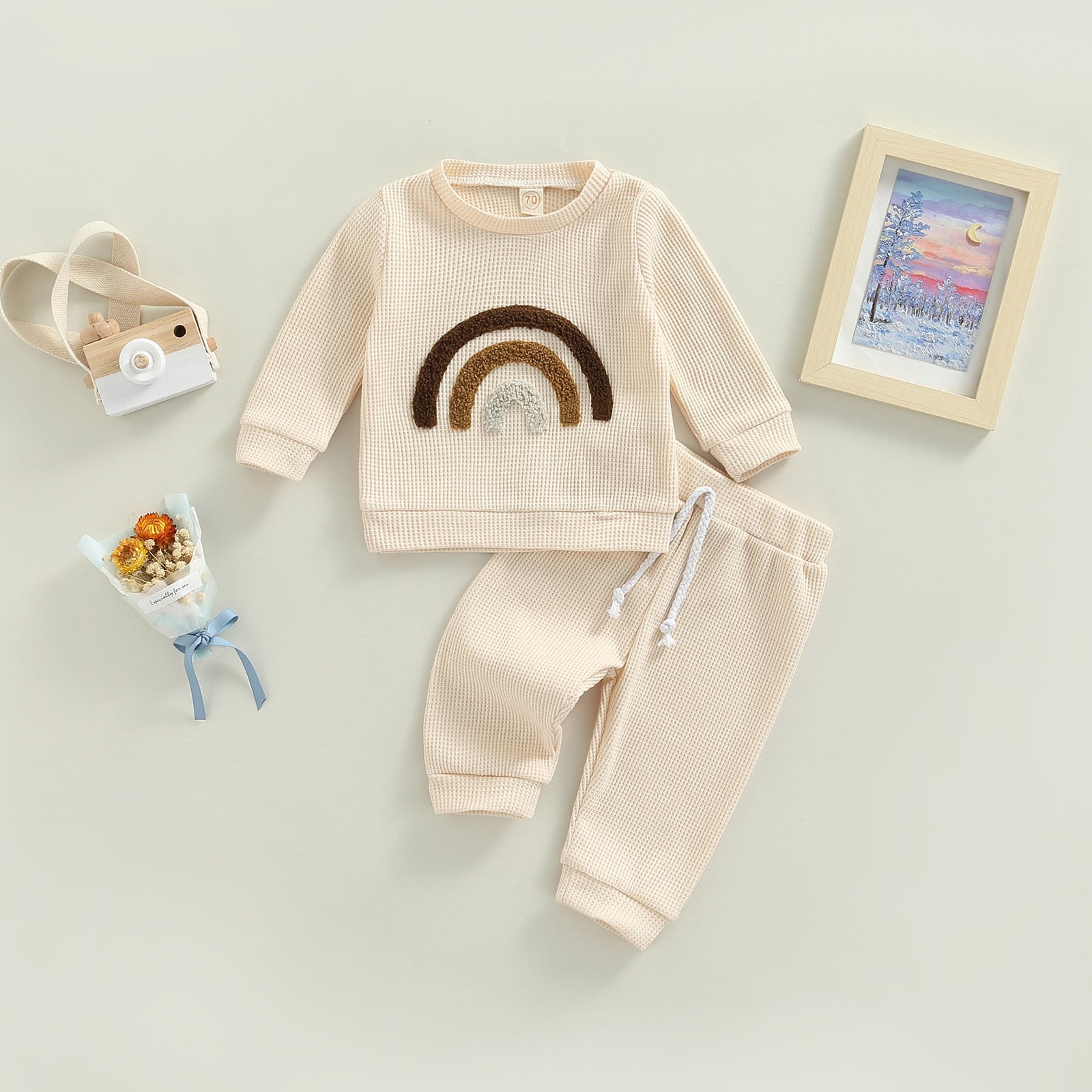Kids' Happy Long-Sleeved Pant Set