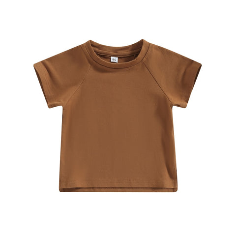 Kids' Solid Color Unisex T-shirt