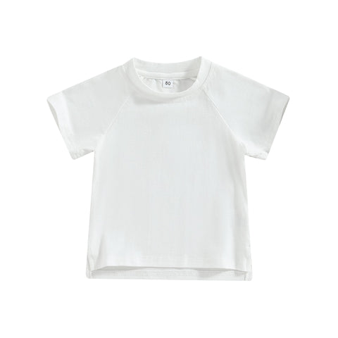 Kids' Solid Color Unisex T-shirt