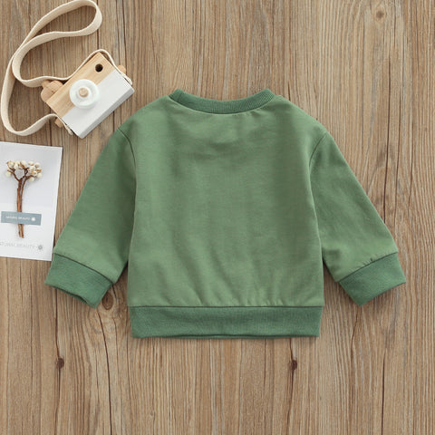Kids' Mama's Boy Long-Sleeved Sweatshirt