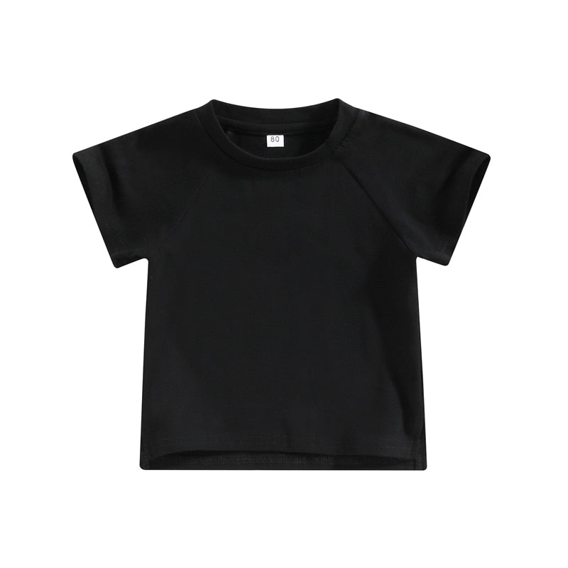 Kids' Solid Color Unisex T-shirt