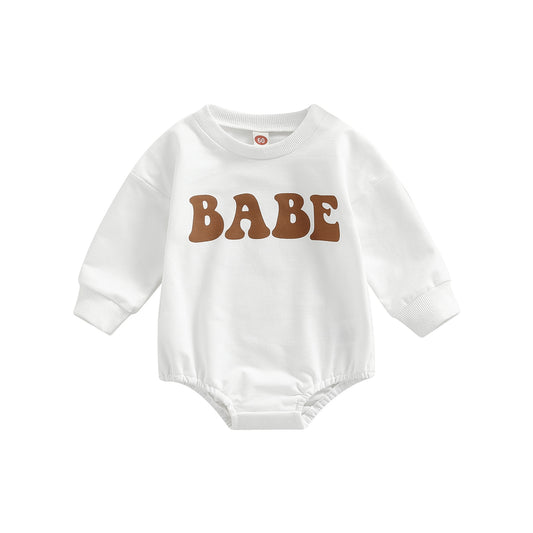 Babe Graphic Long-Sleeved Onesie